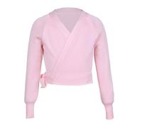 Scaldacuore Danza Giacca body da ginnastica for balletto for ragazza, maglione da ballo a maniche lunghe, top cappotto caldo, abbigliamento da ballo for bambini, giacca avvolgente for balletto(160)
