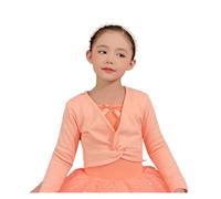 Scaldacuore Danza Interno in velluto for ragazze, top avvolgente for balletto, maglione da ballo a maniche lunghe for bambini, riscaldamento, cappotto in pile invernale spesso, cardigan in cotone, cop