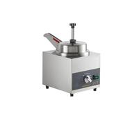 Scaldaformaggio Commerciale In Acciaio Inox, Distributore Di Salsa, Pompa Elettrica, Macchina Riscaldante Negozi di ghiaccio(Square)