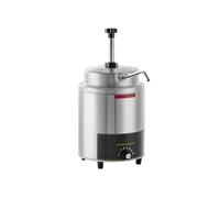 Scaldaformaggio Commerciale In Acciaio Inox, Distributore Di Salsa, Pompa Elettrica, Macchina Riscaldante Negozi di ghiaccio(Round)