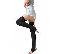 Scaldagambe da Donna in Maglia Elasticizzata Lunga da Danza, Balletto, Scaldamuscoli sopra Il Ginocchio, Coscia, Calzini Alti Senza Piedi, Calzini da Yoga, Balletto, Stivali Latini, Polsini