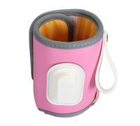Scaldalatte per Latte per Bambini, Scaldalatte Portatile con Controllo della Temperatura, Display in Tempo Reale per Viaggi a Casa e All'aperto (PINK)