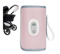 Scaldalatte per , Scaldabiberon digitale portatile con manicotto di controllo della temperatura per un'alimentazione sicura, Design compatto automatico per uso domestico in viaggio, Accessorio