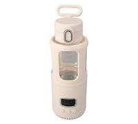 Scaldalatte Portatile da Viaggio, Scaldabiberon Portatile da 350 Ml con Riscaldamento Rapido, Acqua e Latte a Riscaldamento Rapido, Scaldabiberon Senza Fili Ricaricabile USB da