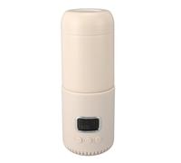 Scaldalatte Portatile da Viaggio, Scaldabiberon Portatile da 400 Ml a Riscaldamento Rapido con Temperatura Regolabile da 37 ℃ a 55 ℃, Scaldalatte da Viaggio Senza Fili