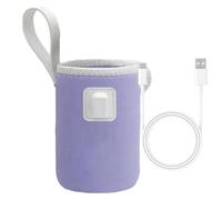 Scaldalatte portatile, manica scaldabiberon portatile - Divertente custodia scaldabiberon USB - Copri scaldabiberon portatile, scaldabiberon colorato per bambini dai 7 ai 12 mesi