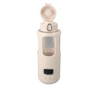 Scaldalatte Portatile per Tazza, Scaldabiberon per Latte a Riscaldamento Rapido Senza Fili USB in Acciaio Inossidabile per Uso Alimentare da 350 Ml, Scaldabiberon da Viaggio con