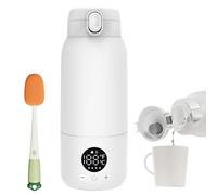 Scaldalatte wireless, scaldalatte con LCD per quando sei in giro sicuro per il latte materno riscaldamento rapido controllo preciso della temperatura batteria da 11000 mAh con ricarica rapida USB