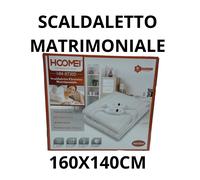 Scaldaletto coperta termica scaldino scalda sonno lavabile matrimoniale singola