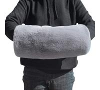 Scaldamani a forma di coniglio artificiale, morbido e soffice, elegante e accogliente, guanti invernali da donna, alla , per le giornate fredde