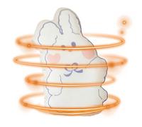 Scaldamani Cartoon Rabbit - Cuscinetti riscaldanti Cartoon, Riscaldatore tascabile riutilizzabile, Tipo autoriscaldante portatile, Design pizzica per riscaldare | Scaldamani per studenti, donne