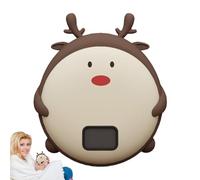 Scaldamani elettrici ricaricabili, 10000 mAh, con display digitale, per esterni, per campeggio, escursionismo, golf, casa, inverno, freddo, Natale