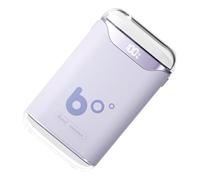 Scaldamani elettrici | Riscaldatori portatili con luce LED ricaricabile via USB per le mani, dispositivo di riscaldamento rapido con display digitale per adulti bambini adolescenti viaggi