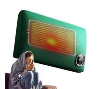 Scaldamani elettrico, 19 x 27 cm, portatile, alimentato tramite USB, borsa 'acqua calda elettrica con copertura morbida con design senz'acqua, cuscino riscaldante per casa e viaggio