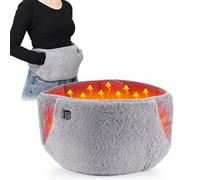Scaldamani elettrico 2 in 1 e scaldamani, cuscinetto termico mestruale, con 3 livelli di calore, cinghie regolabili, cuscinetto termico USB con tasche per le mani, per dolori alle articolazioni della