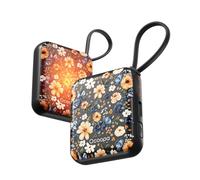 Scaldamani Elettrico 2 Pezzi Portatile Scalda Mani USB Ricaricabile 4000mAh 3