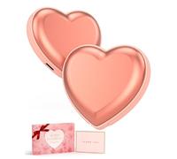Scaldamani elettrico - 2PCS a forma di cuore 5200mAh riscaldatore di mano elettrico - calze stuffers per le donne, regali per le donne per all'aperto, caccia, accessori da campeggio