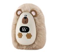 Scaldamani elettrico, con design a forma di animale, temperatura regolabile, scaldino portatile con simpatico design a forma di animale e temperatura regolabile, per bambini e adulti (1 pezzo)