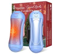 Scaldamani Elettrico Riutilizzabile 2-Pack, FANDLISS 6000 mAh Grande Batteria USB Ricaricabile Design Magnetico Scaldamani Portatile per Sport All'aperto Campeggio Escursionismo,Blu