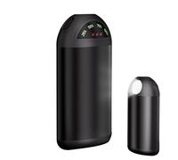 Scaldamani Elettrico, Scaldamani Elettrico Portatile con Luci per Esterno, Tascabile Portatile per Escursionismo Sport Invernali Campeggio All'aperto