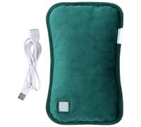 Scaldamani Elettrico USB Portatile Doppio Lato per Viaggio e Acquisti | Riscaldamento Rapido senza Acqua, Tessuto Morbido in Linter, Uso Comodo Durante Spostamenti e Giornate Fredde