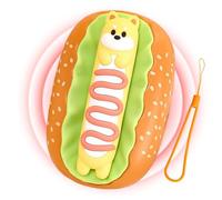 Scaldamani Elettronica,Batteria Esterna Portatile con 3 Livelli di Riscaldamento 2000mAh e Design Cartoon | Scaldamani a Forma di Hot Dog | per viaggi scolastici in ufficio e