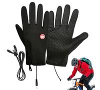 Scaldamani - Guanti invernali riscaldati con dita intere | touchscreen impermeabili con funzione di riscaldamento - riscaldanti portatili per equitazione, corsa, sport all'aria a