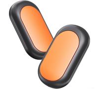 Scaldamani magnetico 2 in 1 con power bank da 4000 mAh, riscaldatore elettrico ricaricabile USB con 3 livelli di calore, per campeggio, escursionismo, all'aperto, nero (D)