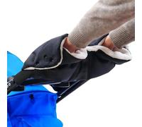 Scaldamani passeggino, misura universale, scaldamani per passeggino, accessori per passeggino, con calda flanella, guanti per mani impermeabili e antivento, mantiene le mani calde in inverno