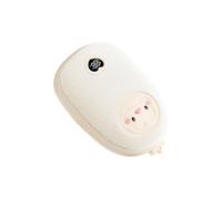 Scaldamani ricaricabile 2 in 1 - Riscaldatore tascabile portatile USB-C con 3 livelli di calore | Batteria 300-500 mAh per inverno, escursionismo e campeggio | Ideale per uomini e donne