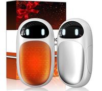 Scaldamani Ricaricabile 2 Pack, 5500mAH Scalda Mani Portatile Elettrico, Power Bank Scaldamani USB C Riutilizzabile, Durata, Hand Warmers Rechargeable Regali di Natale per Campeggio All'aperto, Caccia