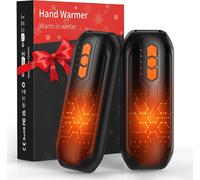 Scaldamani Ricaricabile 2 Pack, Scaldamani Elettrico Portatile Con LED.