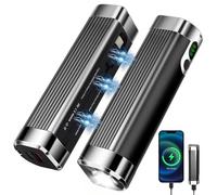 Scaldamani Ricaricabile 2 Pack,Scaldamani Elettrico Ricaricabile,10000 mAh 3 in1 USB, scaldamani elettrico a batteria, con 3 livelli di calore, regalo invernale per donne, uomini, famiglia, Nero