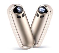 Scaldamani ricaricabili 2 Pack USB elettrico portatile AI scaldamani regalo | AI Smart Chips Warmer Riutilizzabile 3000mAh* 2 Riscaldatore Tasca per Campeggio Golf Sci Outdoor Pesca Caccia per Famiglia