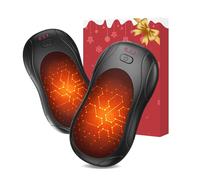 Scaldamani ricaricabili, scaldamani elettrici e scaldamani magnetici riutilizzabili, confezione da 2, 3 impostazioni di calore e riscaldamento rapido, regali tecnici per donne, uomini, golf, sci