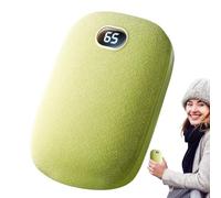 Scaldamani Ricaricabili | Scaldamani Portatile con Batteria Esterna - Riscaldatore Digitale Portatile | Per Inverno Freddo Meteo Sport All'Aperto Campeggio Escursionismo Sci Golf Lavoro Fem