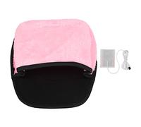 Scaldamani riscaldato USB - Tappetino per mouse riscaldante con poggiapolsi per ufficio e casa - funziona con tutti i PC - un ottimo regalo per utenti PC (rosa)