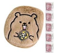 Scaldamani Riutilizzabili | Con 5 Ricariche Sostituibili Piastra Auto-Riscaldante Carina | Design Capibara Scaldamani Tascabile,Per Regali da Calza Natalizia Camping Inverno Attività All'aperto Freddo