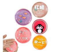 Scaldamani riutilizzabili, confezione termica istantanea con ferro autoriscaldante, pad scaldamani portatile, per zaino, borsa, scuola, scaldamani in gel per inverno, colori casuali, non ricaricabili