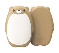 Scaldamani riutilizzabili - Riscaldatore ricaricabile a forma di orso del fumetto, Termostato a 3 temperature, Scaldamani USB per e adulti, campeggio all'aperto, escursionismo,