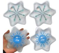 Scaldamani tascabili riutilizzabili, confezioni di calore istantanee attivate con clic, cuscino riscaldante in gel riutilizzabile per alleviare il dolore, dolori muscolari, rigidità, dolore (neve 4