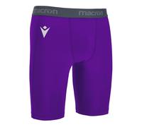 Scaldamuscoli Bermuda Macron Oak Short Undershort Training Elasticizzato Viola