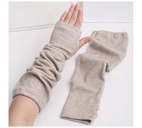 Scaldamuscoli Caldi da Donna per Autunno e Inverno con Foro per Il Pollice, Maniche Lunghe Senza Dita, per Amanti delle attività all'Aria Aperta, Taglia Unica