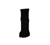 Scaldamuscoli da donna in maglia a coste con orlo a volant, scaldamuscoli alla moda in stile balletto e Y2K, accessorio per un look alla moda a strati, Stil_b02 Nero, Taglia unica