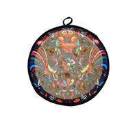 Scaldamuscoli in tessuto, 30,5 cm, borsa termica in tessuto per mantenere al caldo naan, snack e farina di mais, ideale per casa, feste, pasti in famiglia e feste