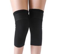 Scaldamuscoli in velcro, ginocchiere, maniche, scaldamuscoli, ghette for stivali, nastro magico, copriscarpe unisex, protezione for la cura delle calze Per Sci, Ciclismo, Danza, Corsa(30cm Black,XL)