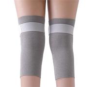 Scaldamuscoli in velcro, ginocchiere, maniche, scaldamuscoli, ghette for stivali, nastro magico, copriscarpe unisex, protezione for la cura delle calze Per Sci, Ciclismo, Danza, Corsa(30cm Grey,L)