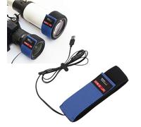 Scaldaobiettivo USB, Riscaldatore Obiettivo, Striscia Riscaldante Anticondensa per Obiettivo Fotocamera DSLR, Telescopio, Astrofotografia, 3 Temperature Regolabili, Chiusure a