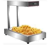 Scaldapatine commerciali da 1 KW per ristoranti fast food, in acciaio inox, con filtro per olio