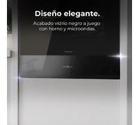 Cecotec Piastra Scaldavivande Vetro Integrato 60cm Bolero Hexa WD Glass Black. 470W, Temperatura Regolabile 30-80 Gradi, Controllo Meccanico, Tappetino Antiscivolo Interno, Nero